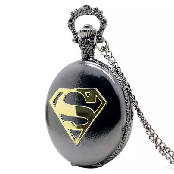 Other - ❤💋🆕️**LAST ONE**Superman black gold watch